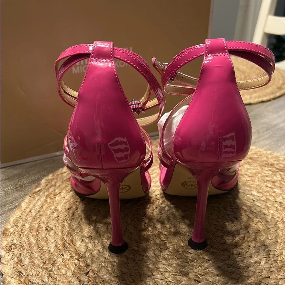 Michael Kors Pink Cerise Heels - Picture 10 of 10